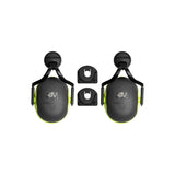 Pair of 3M Peltor ear muffs on a white background