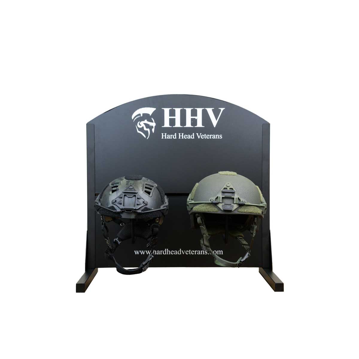 2 helmet display countertop