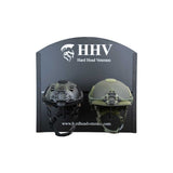two helmet display wall hung