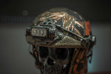 Nitecore Light black with ballistic helmet