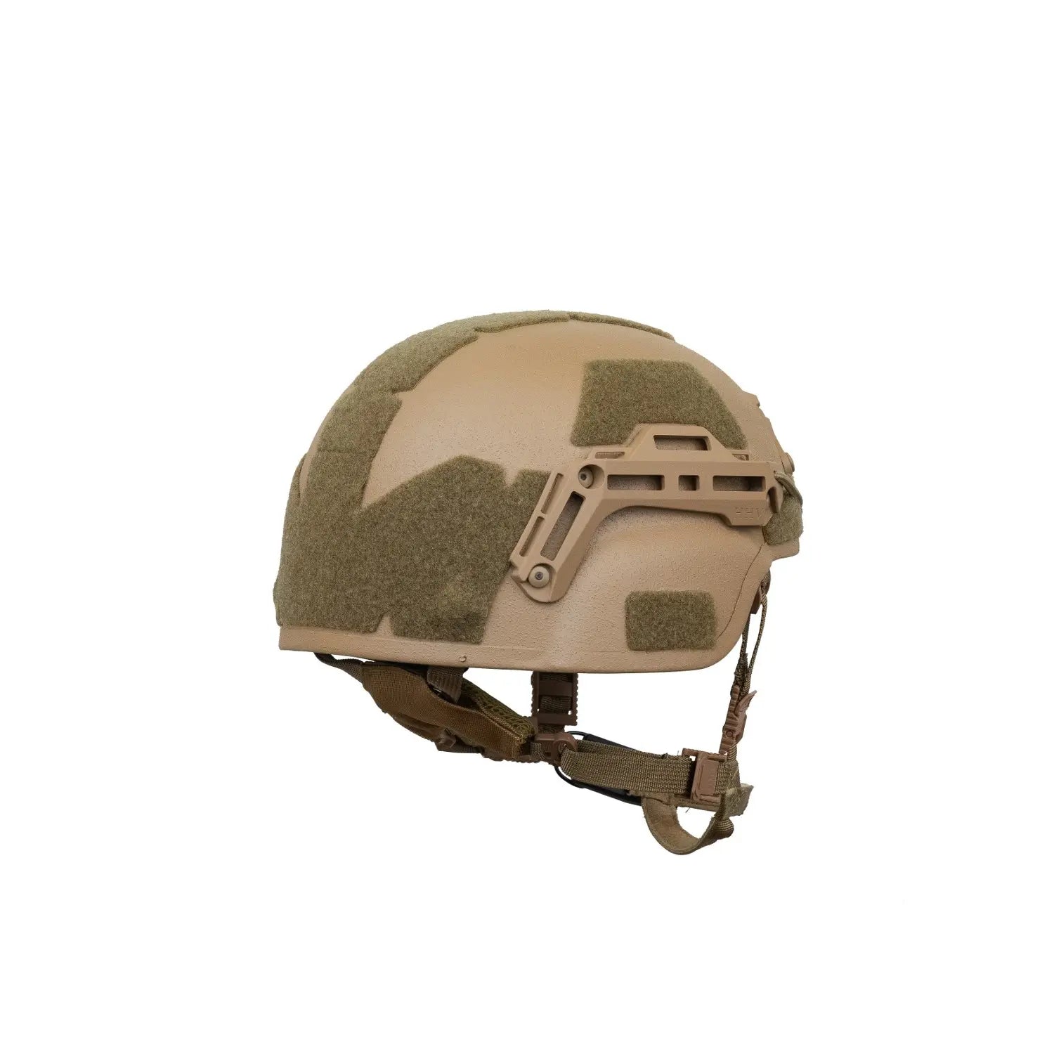 ECH helmet with rails tan