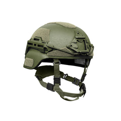 MICH helmet with rails