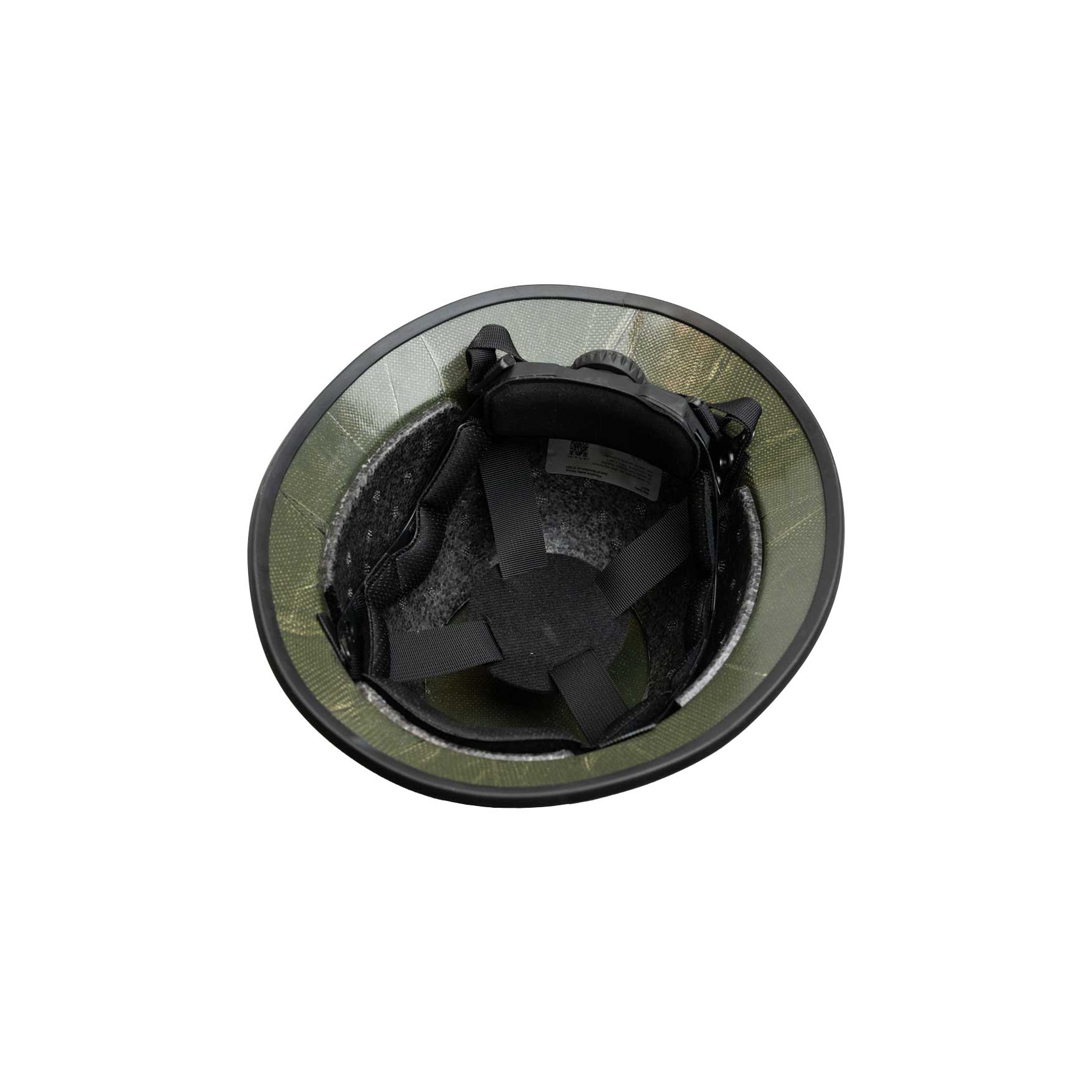 green kevlar interior of black carbon fiber kevy slick