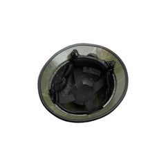 green kevlar interior of black carbon fiber kevy slick