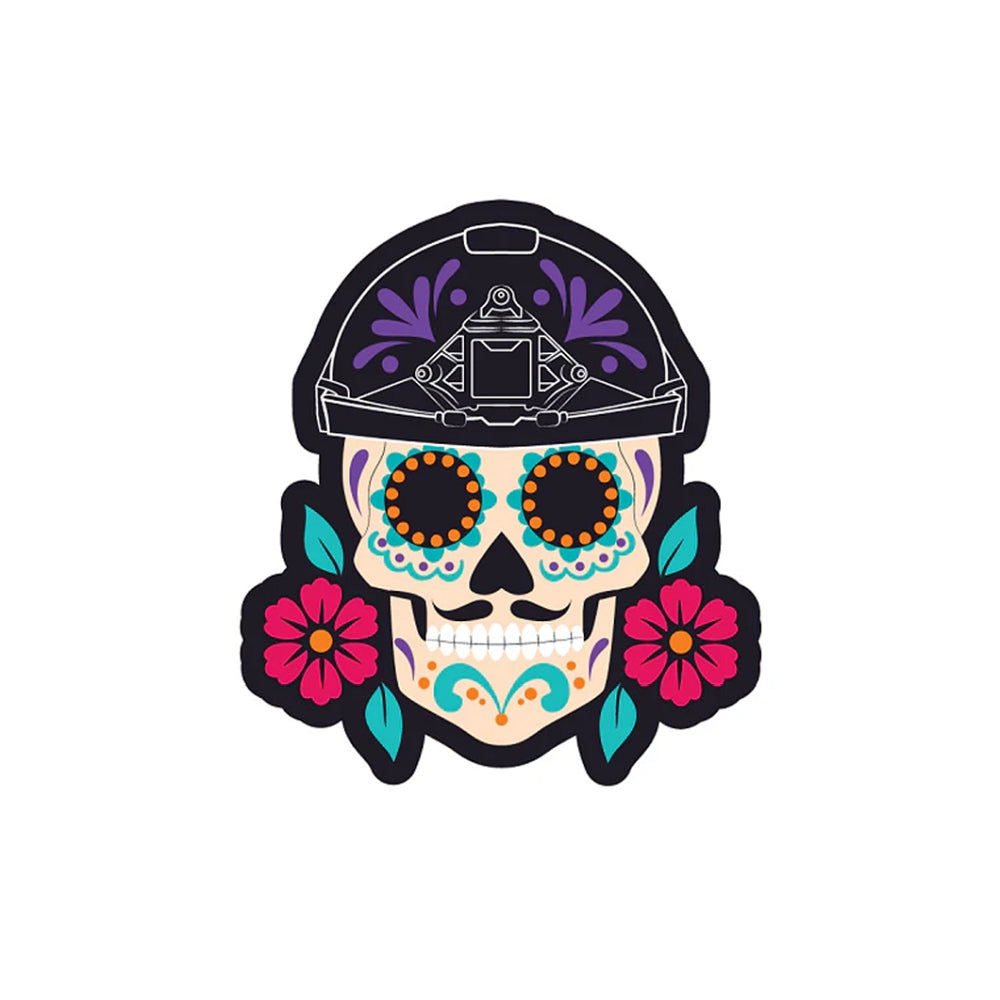 Sugar Skull Ballistic Helmet Patch