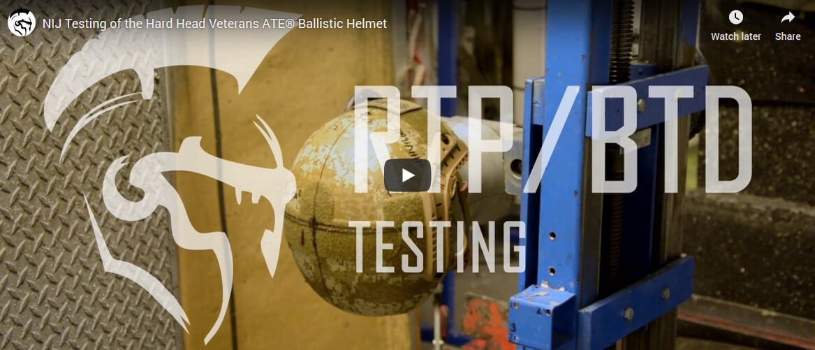 Tactical Helmet Testing Video