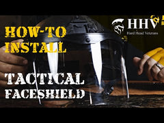How To Install Tactical Face Shield - Video