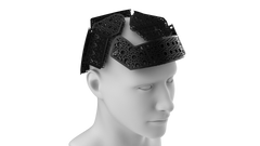Micro Lattice Pad set for helmets on head