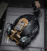 Low Profile Rail Adapter Kit on helmet