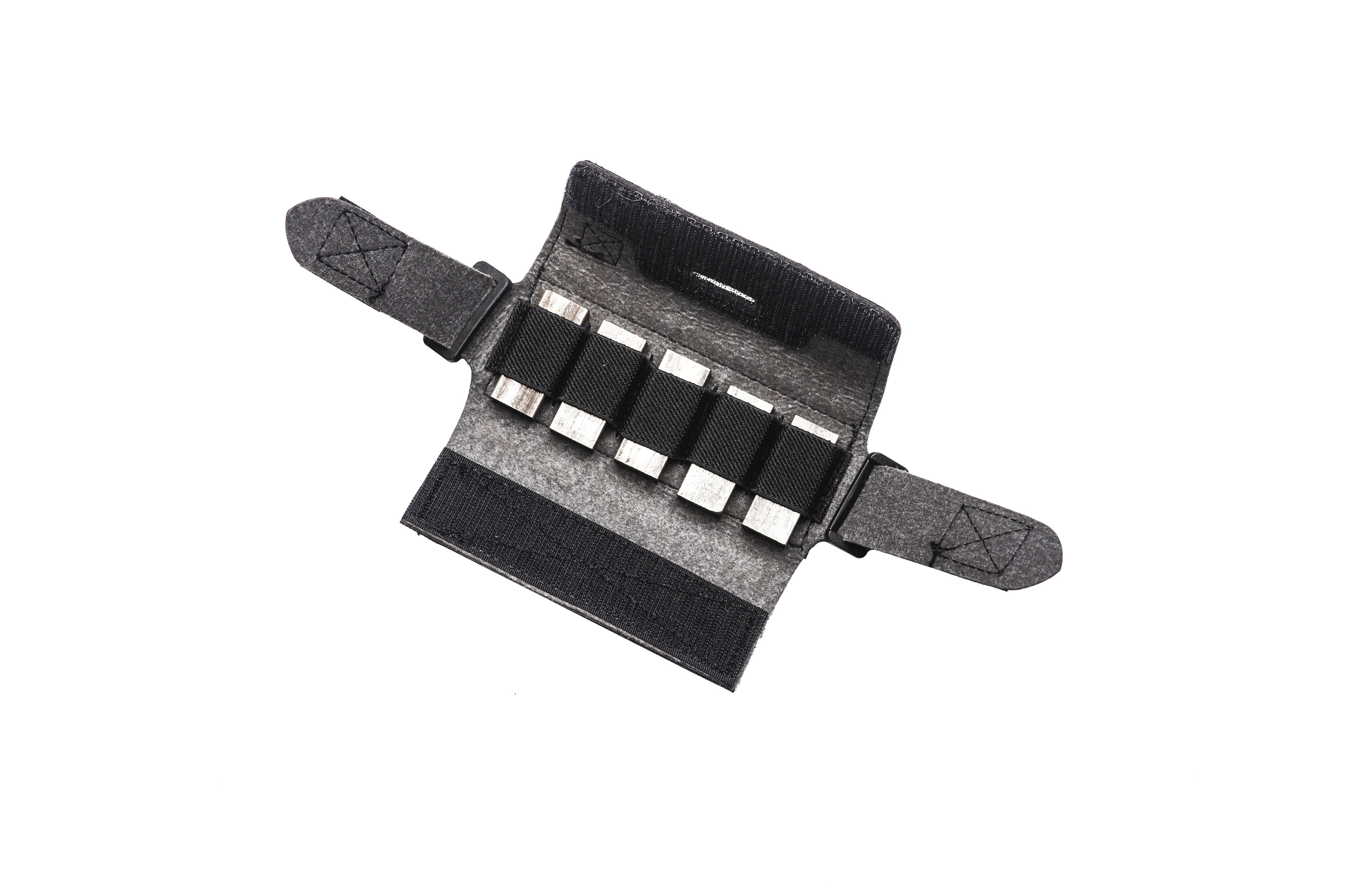 helmet counterweight pouch inside with weights