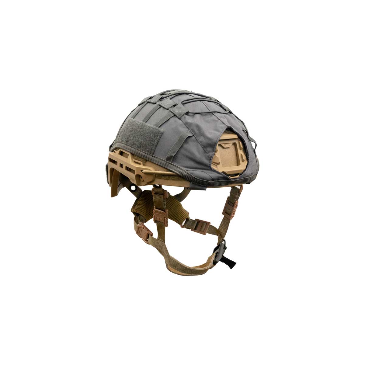 Grey helmet cover