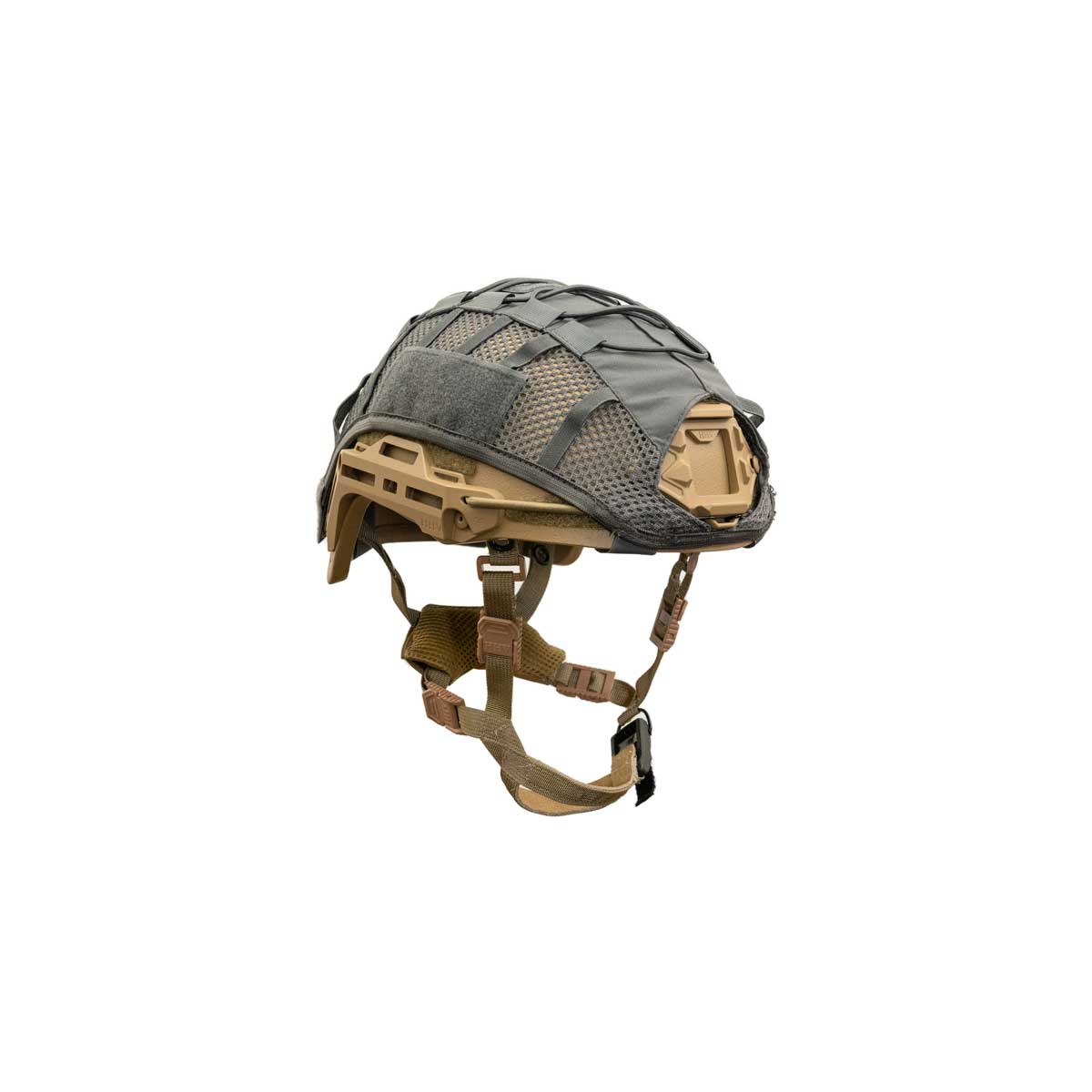 grey mesh helmet cover