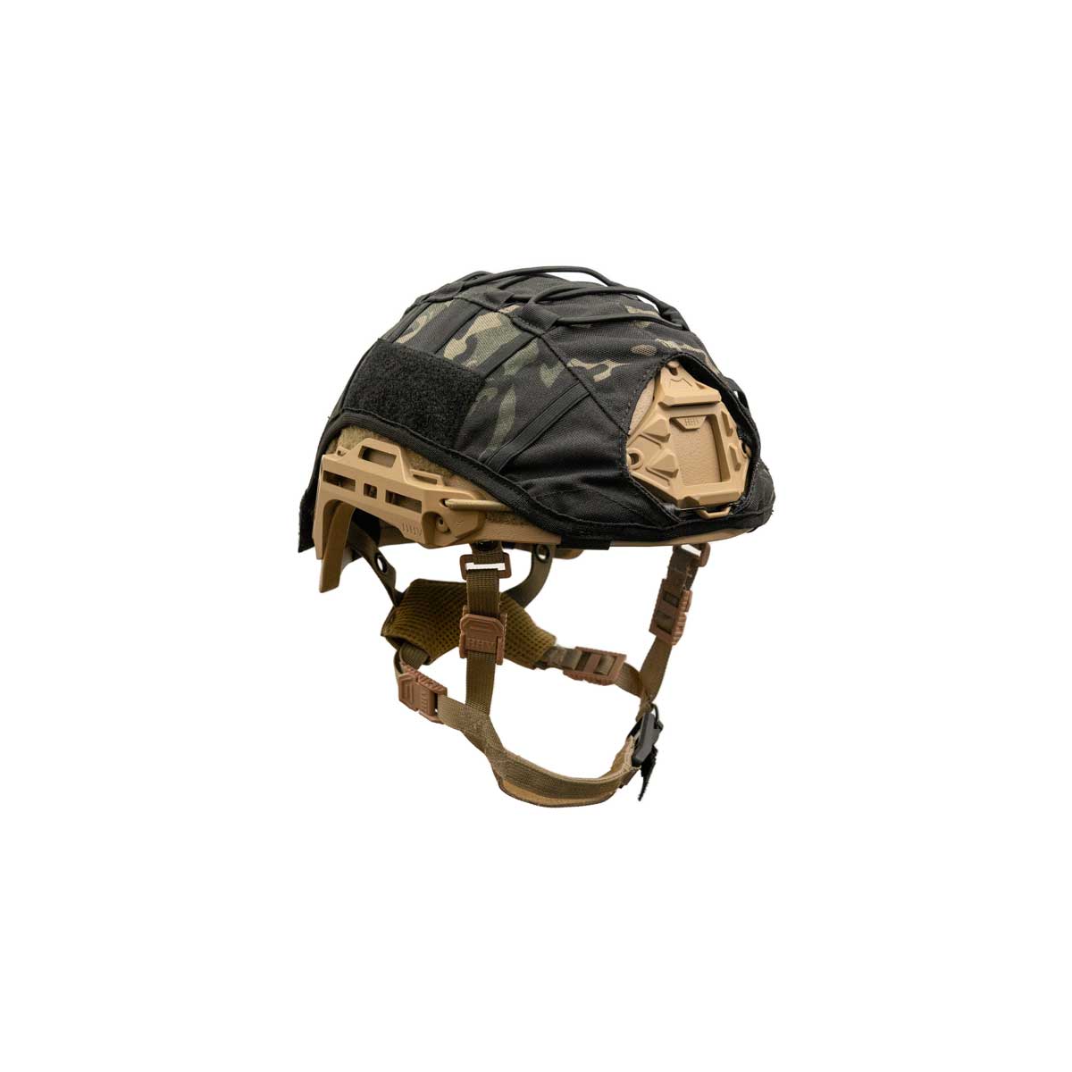 Multicam black helmet cover