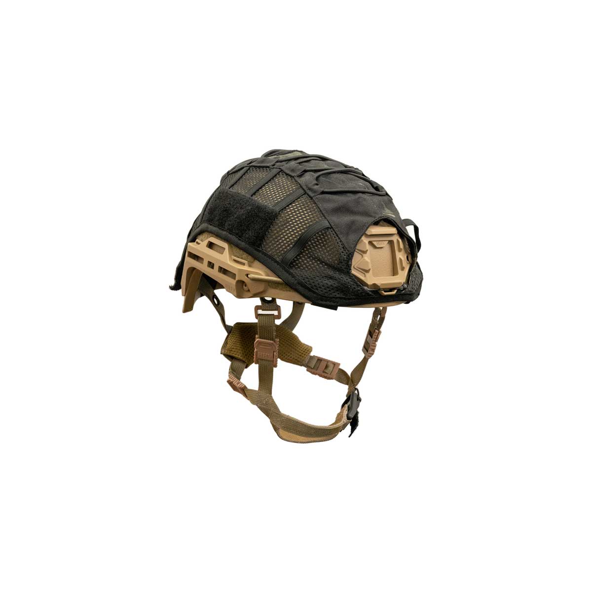 mesh multicam black helmet cover