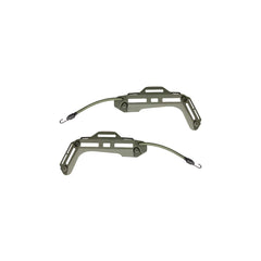 HHV OD Ballistic helmet M-lok rails