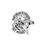 Black & White Sgt. Pecker Bubble-free stickers